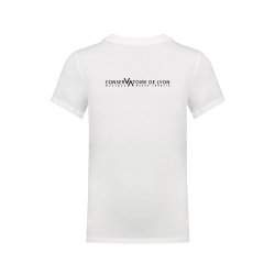 T-shirt blanc enfant_conservatoire