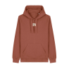 Hoodie “Les Belles Journées” – Orange brique