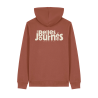 Hoodie “Les Belles Journées” – Orange brique