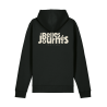 Hoodie zippé “Les Belles Journées” – Noir