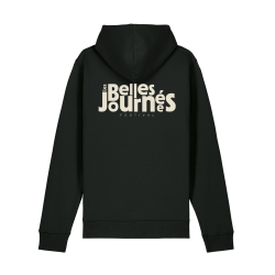Hoodie zippé “Les Belles Journées” – Violet