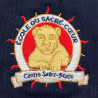 Sweat col rond “Sacré-Cœur” – Marine